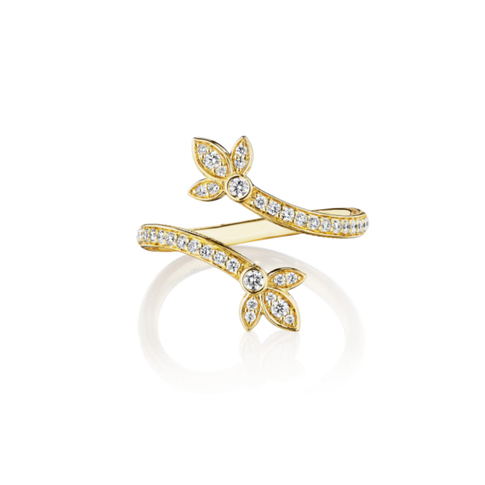 Verragio 18k Athena Toi Et Moi Diamond Bypass Ring