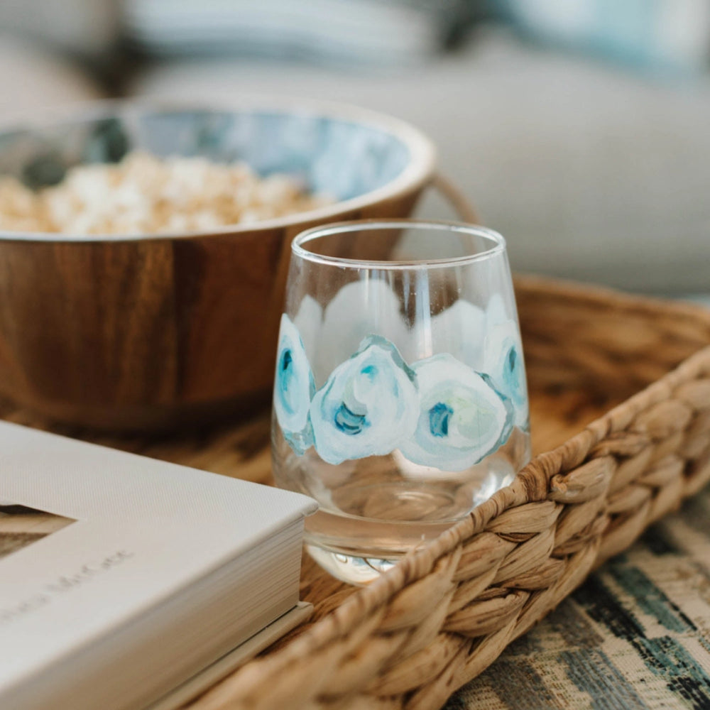 Kim Hovell Art Wine Glass - Ebb & Flow