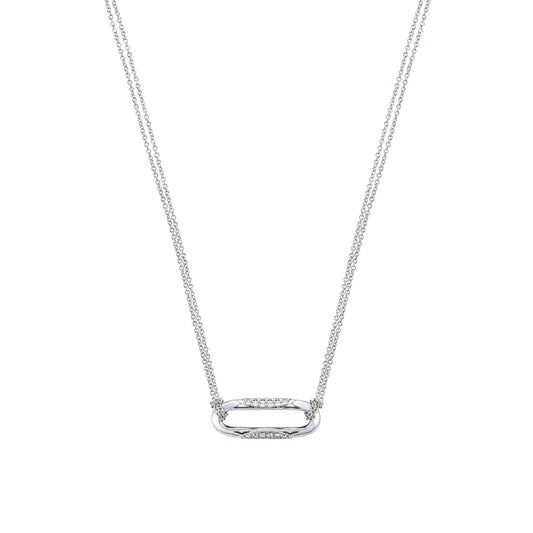 Tacori 18k Gold Crescent Eclipse High Polish Link Pendant