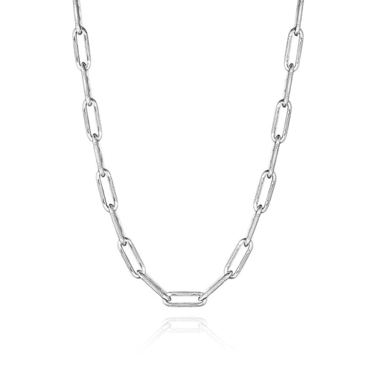 Tacori Crescent Eclipse Silver Large Link Necklace
