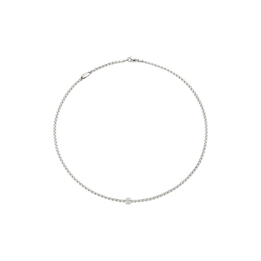 Fope 18k Gold Eka Necklace with Pavé Diamonds
