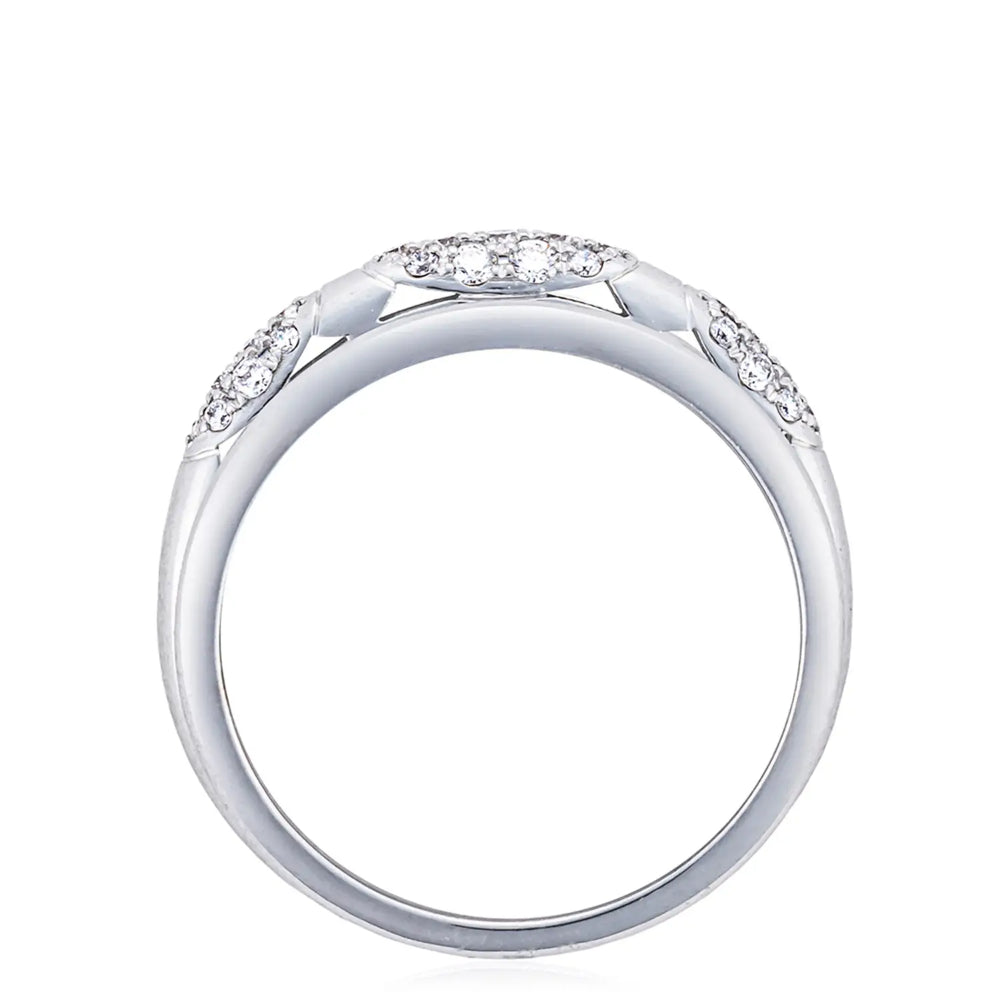 Tacori 18k Crescent Eclipse High Polish Stacked Ring
