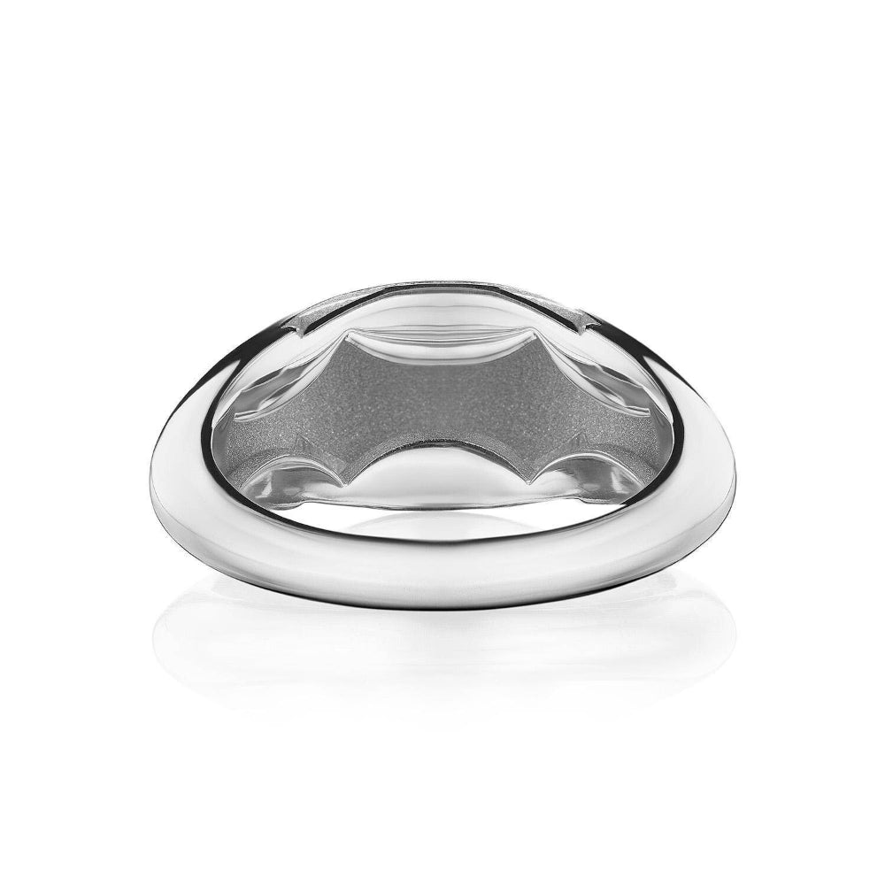 Tacori Crescent Eclipse Silver Domed Ring