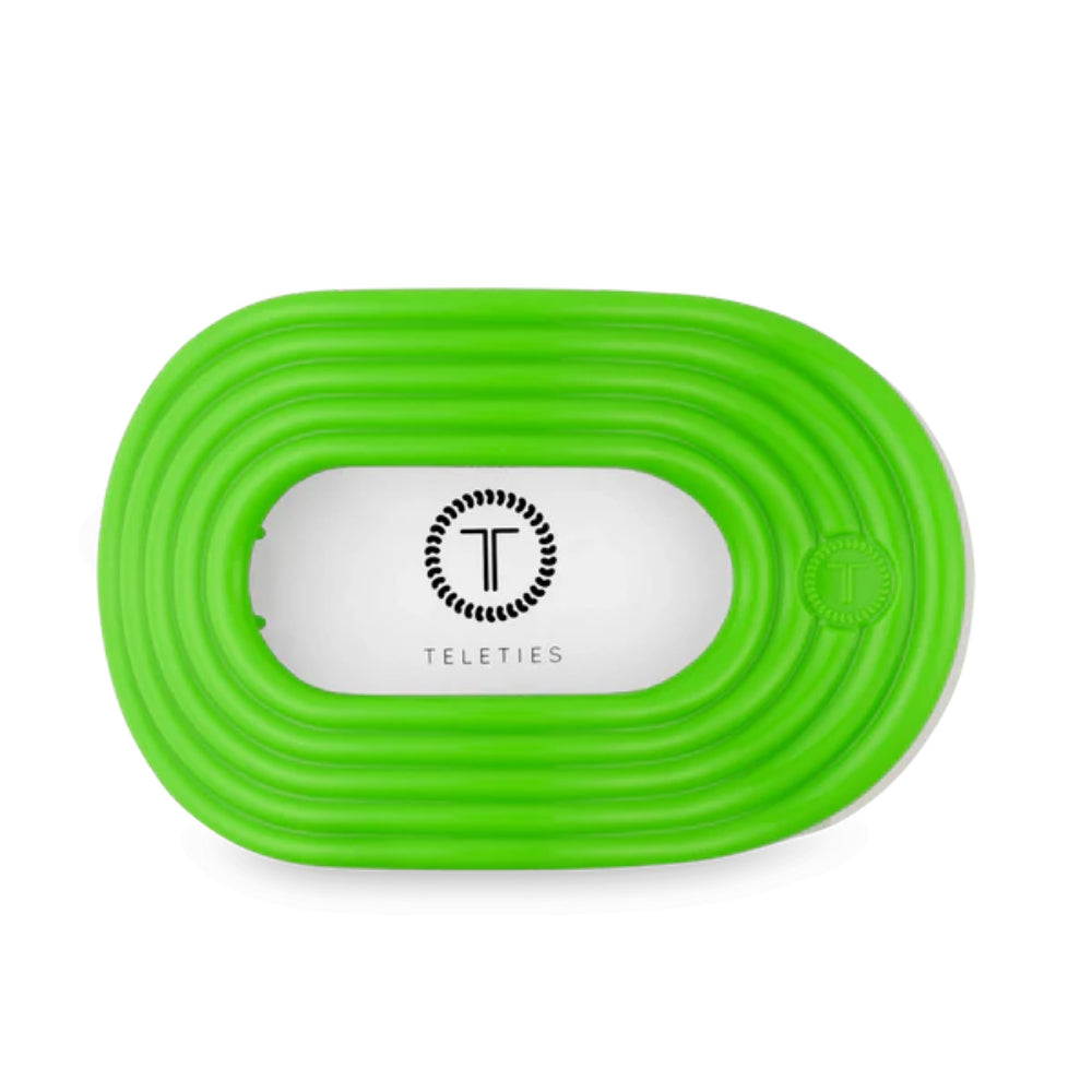 TELETIES Flat Round Hair Clip - Glow For It