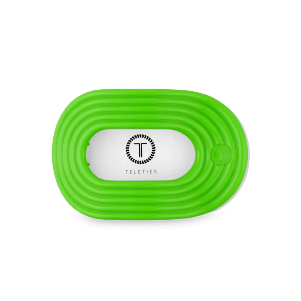 TELETIES Flat Round Hair Clip - Glow For It