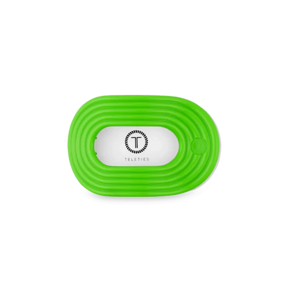 TELETIES Flat Round Hair Clip - Glow For It