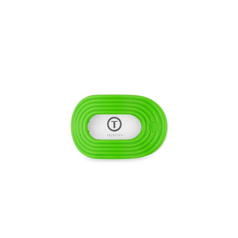 TELETIES Flat Round Hair Clip - Glow For It