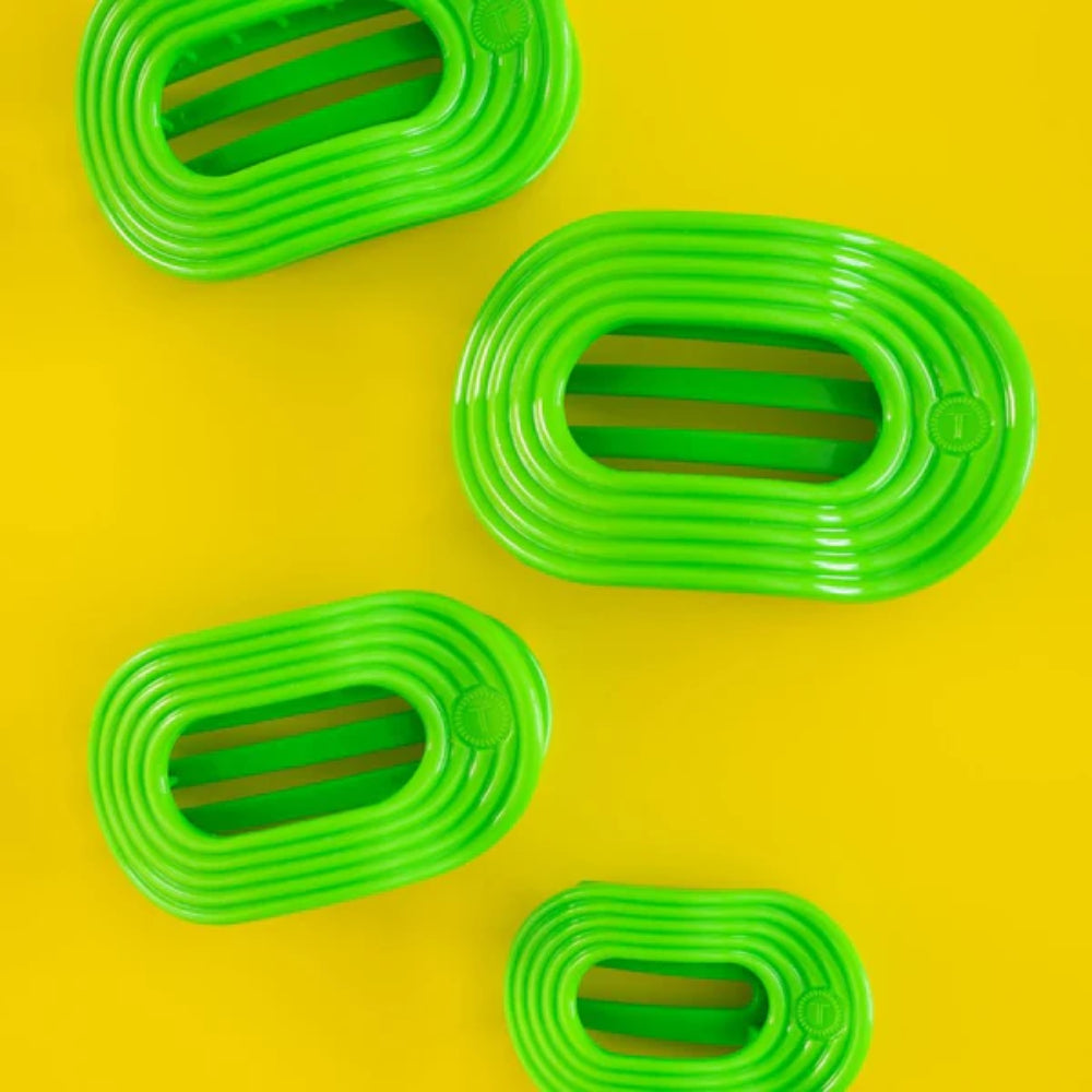 TELETIES Flat Round Hair Clip - Glow For It