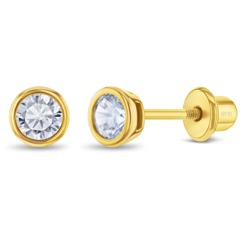 Children's GZ Bezel Earrings