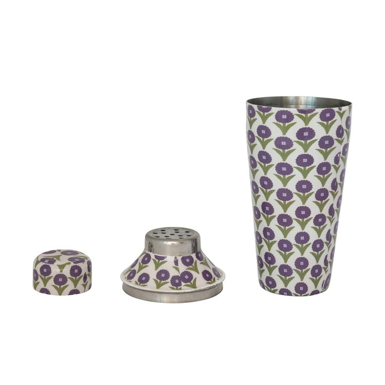 Hazel Mazel Enameled Metal Cocktail Shaker