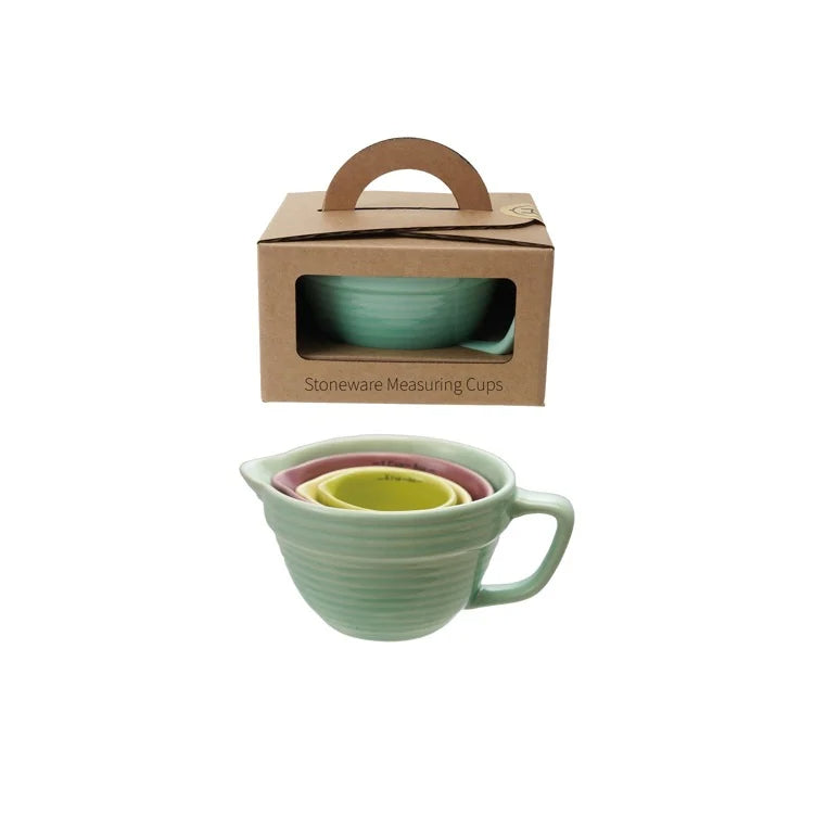 Hazel Mazel Stoneware Measuring Cups