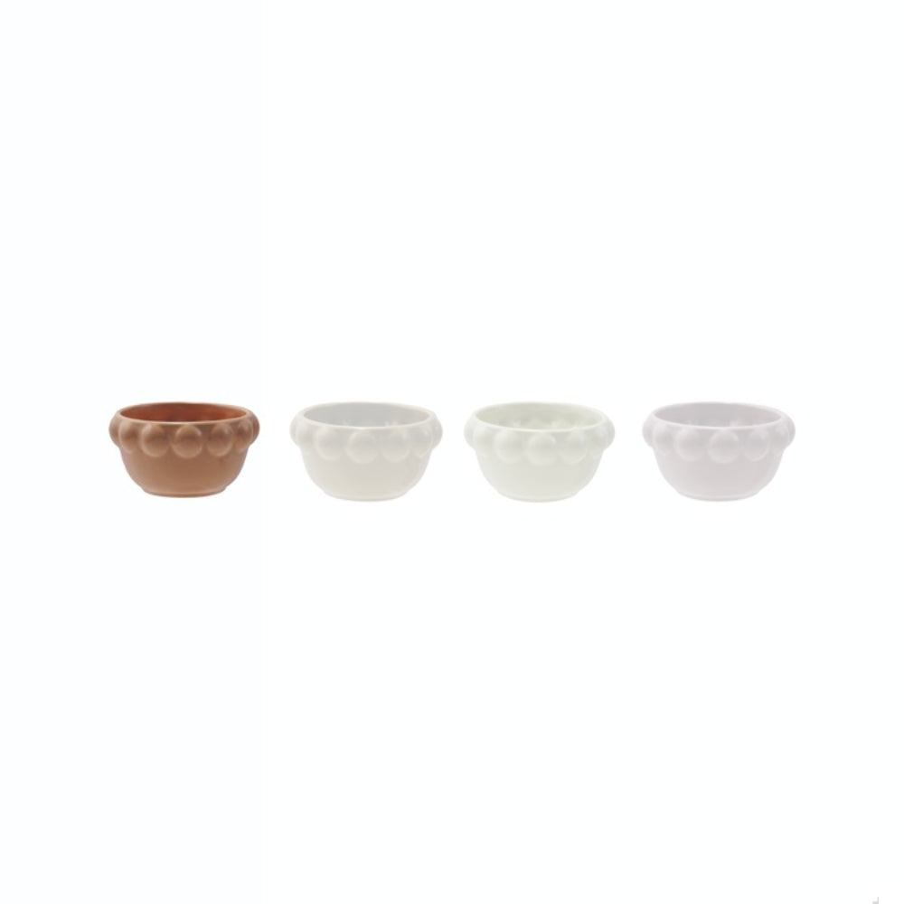 Hazel Mazel Stoneware Bowl with Ball Rim