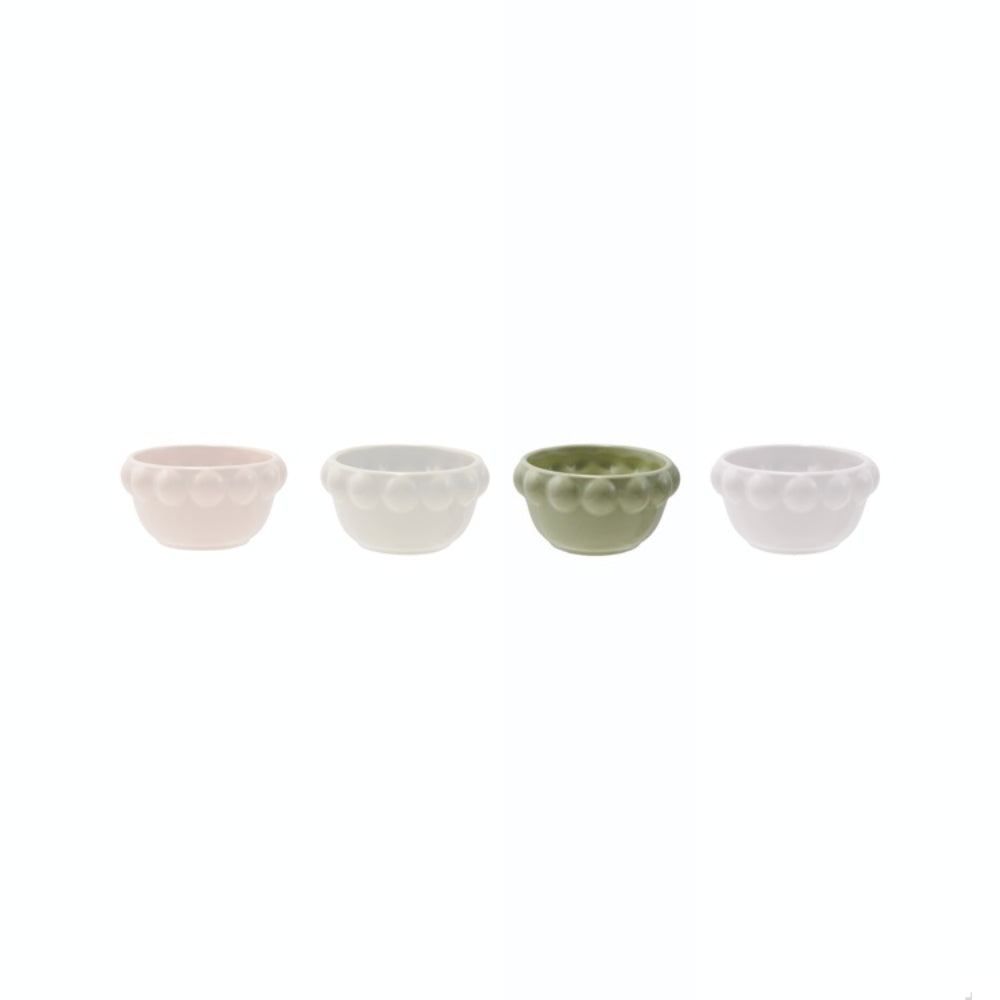 Hazel Mazel Stoneware Bowl with Ball Rim
