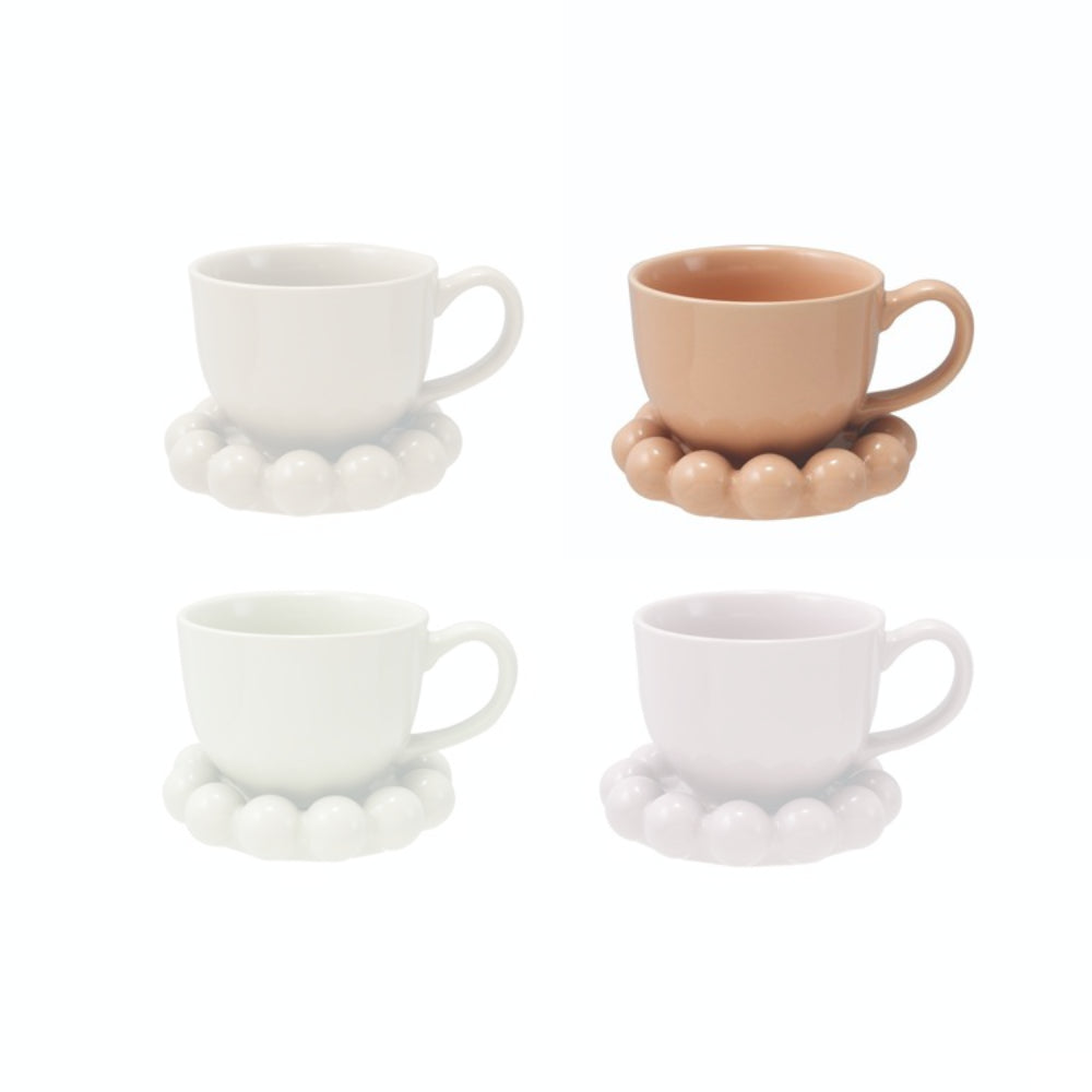 Peach Ceramic Cup