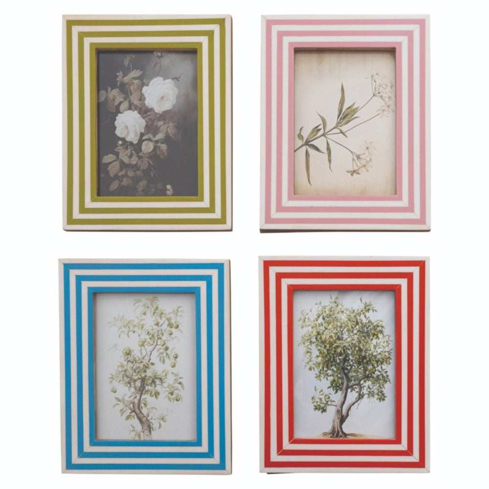 Hazel Mazel 5x7 Resin Stripe Photo Frame
