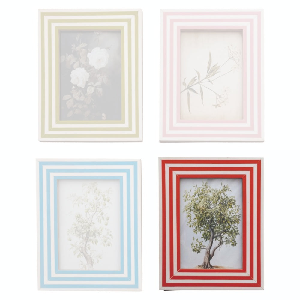Hazel Mazel 5x7 Resin Stripe Photo Frame