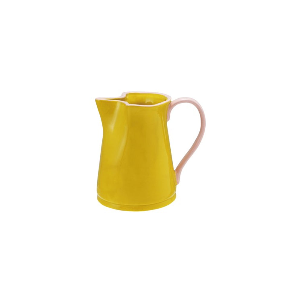 Hazel Mazel Hand-Painted Stoneware Pitcher