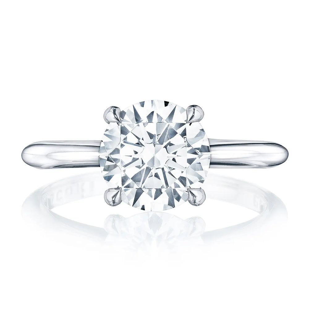 Tacori 18k Founder's Collection Round Solitaire Engagement Ring