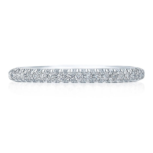 Tacor Platinum Founder's Collection Pave Diamond Wedding Band