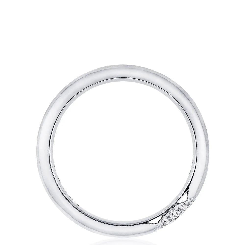 Tacori Platinum Founder's Collection RoyalT High Polish FInish Wedding Band