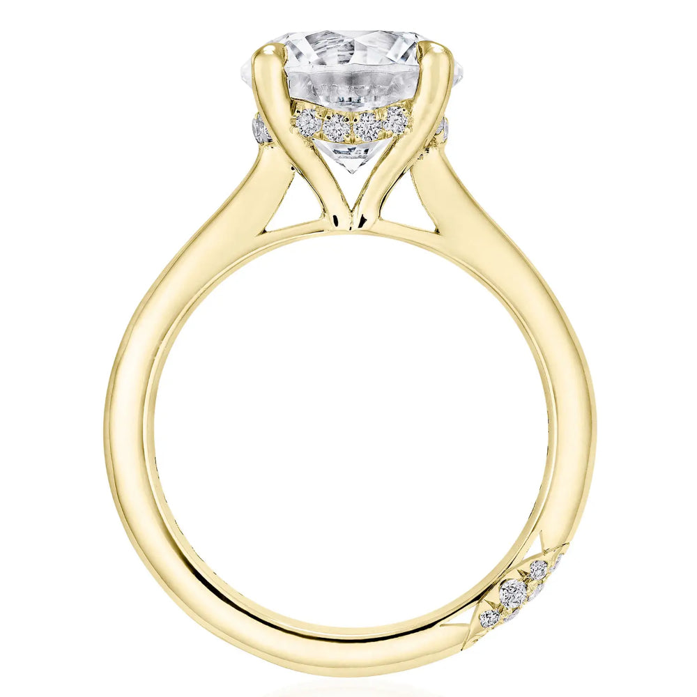 Tacori 18k Royal T Round Solitaire Engagement Ring