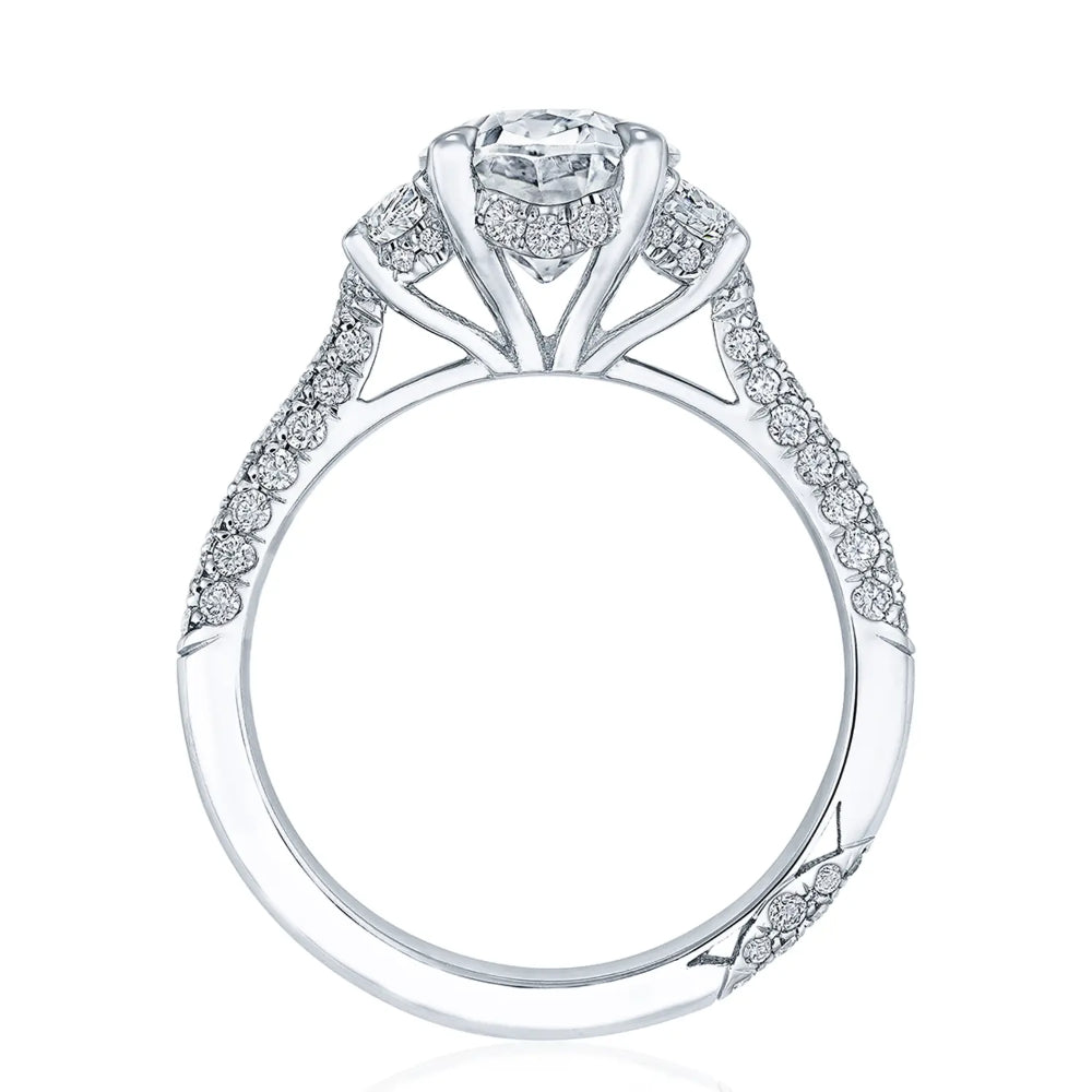 Tacori Founder's Collection, RoyalT Oval 3-Stone Engagement Ring