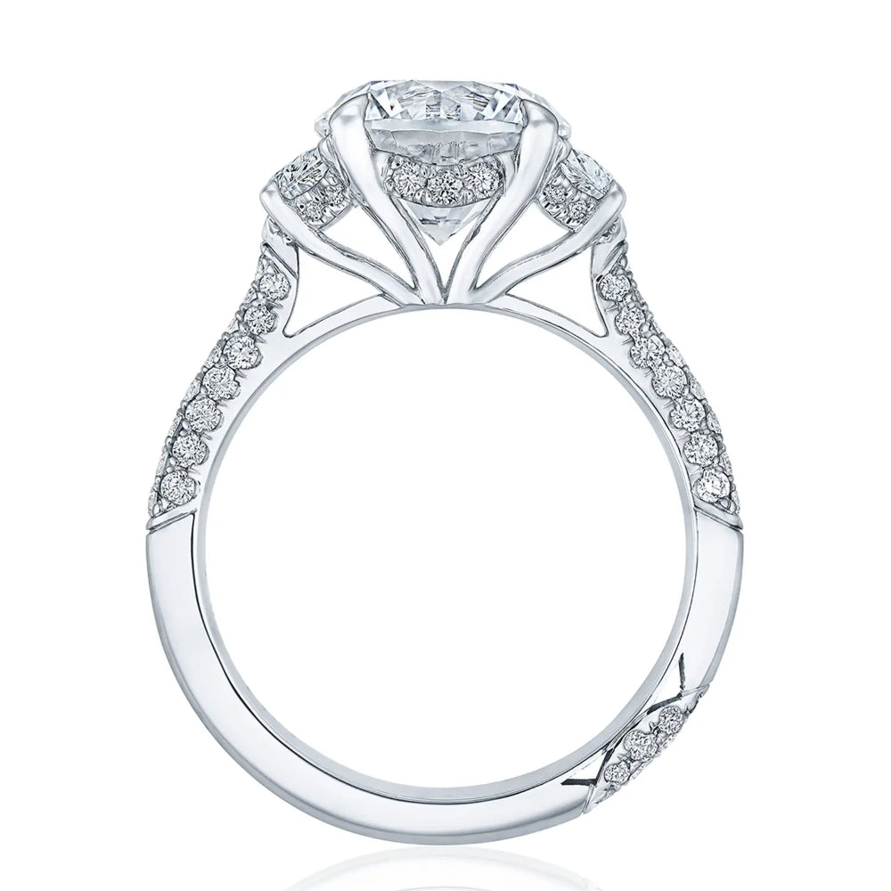 Tacori Founder's Collection, RoyalT Round 3-Stone Engagment Ring