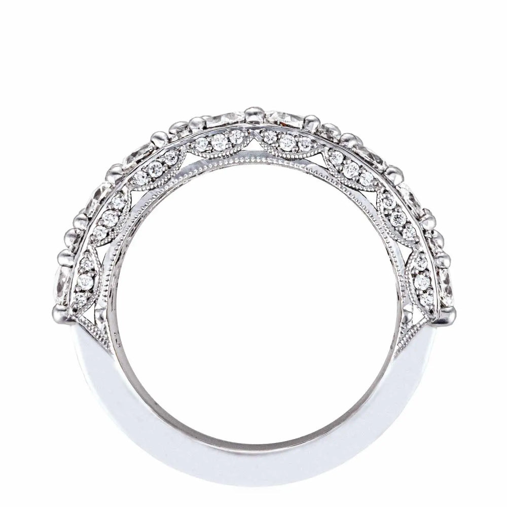 Tacori East West Marquise and Pear Mosaic Wide Band