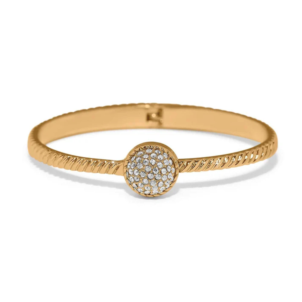 Brighton Gold Illumina Celeste Dome Hinged Bangle
