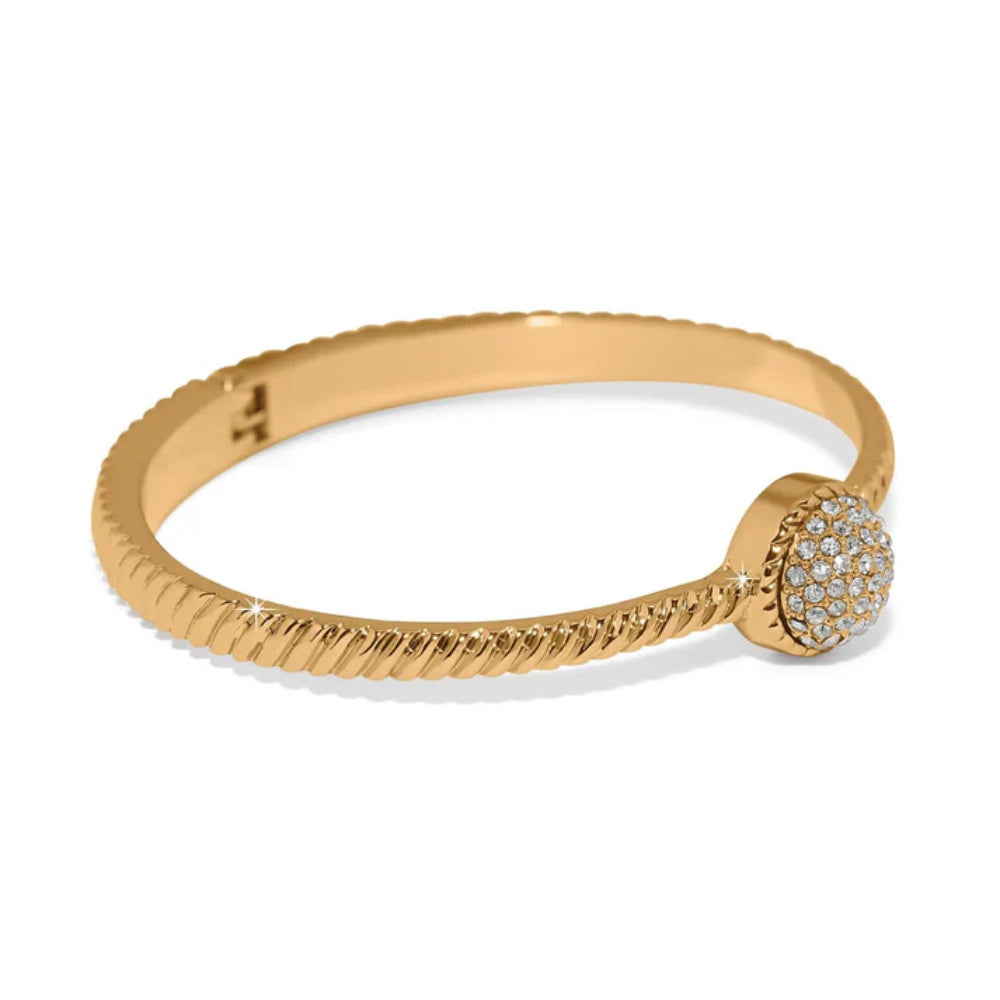 Brighton Gold Illumina Celeste Dome Hinged Bangle