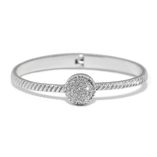 Brighton Silver Illumina Celeste Dome Hinged Bangle