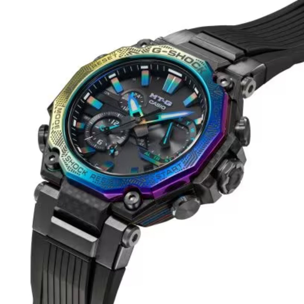 G Shock MTG-B2000 Series Rainbow Bezel, MTG-B2000YR-1A