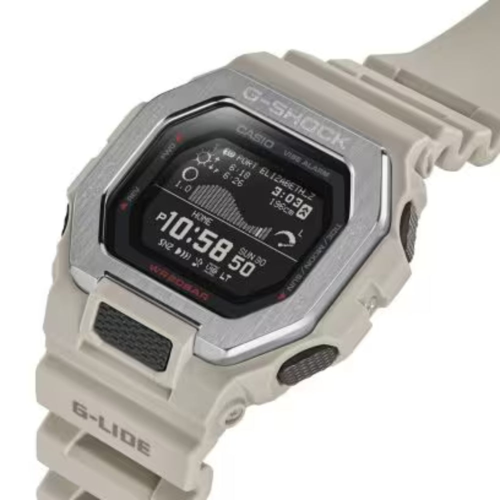 G-Shock G-Glide Smartphone Linked Resin Watch - Gray, GBX100-8  