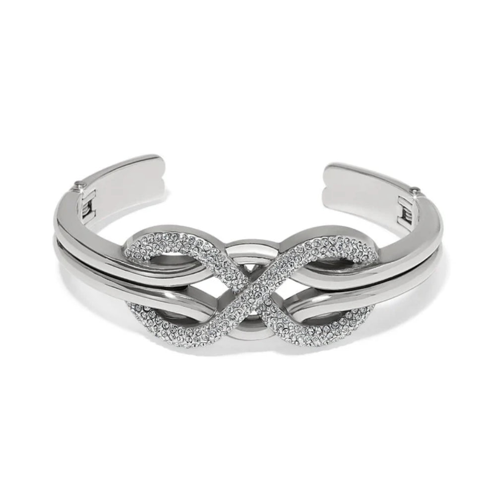 [Brighton] Interlok Single Knot Hinged Bangle - Gold main image 1
