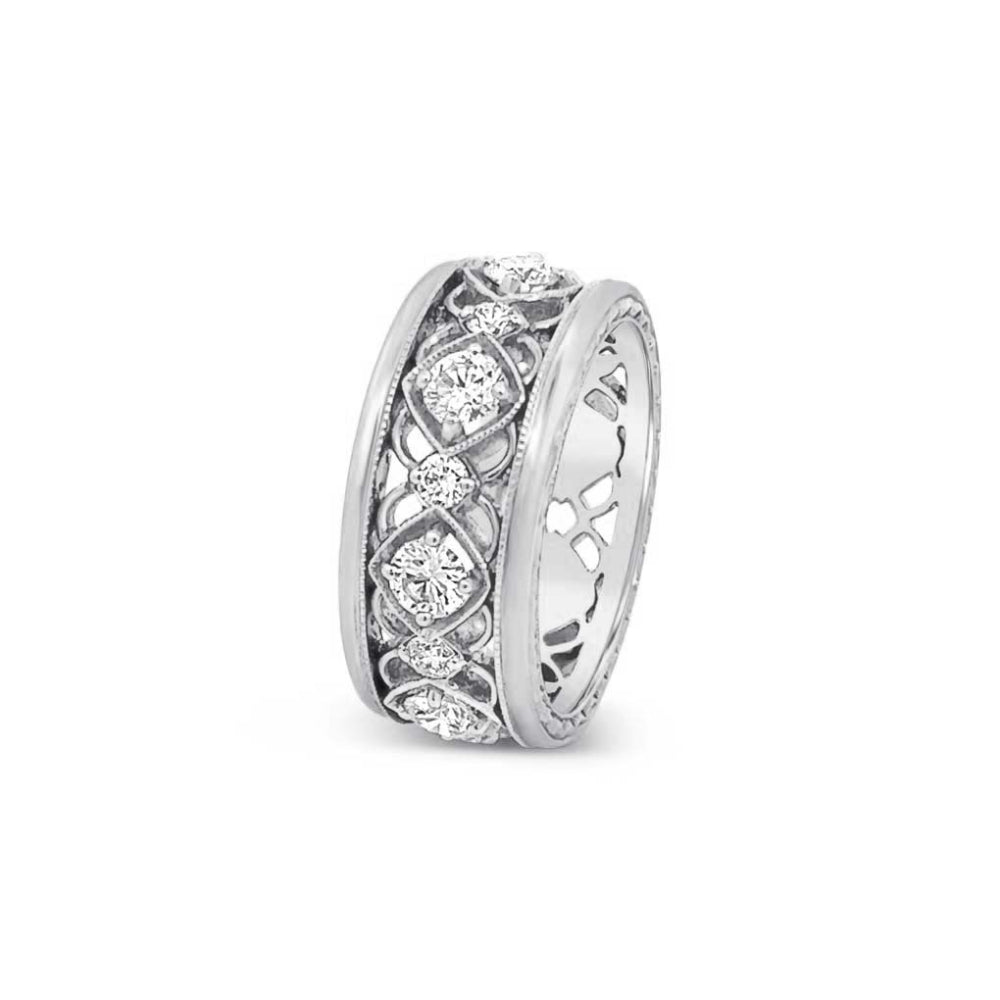 Jack Kelege 18k Gold Diamond Diamond Eternity Band