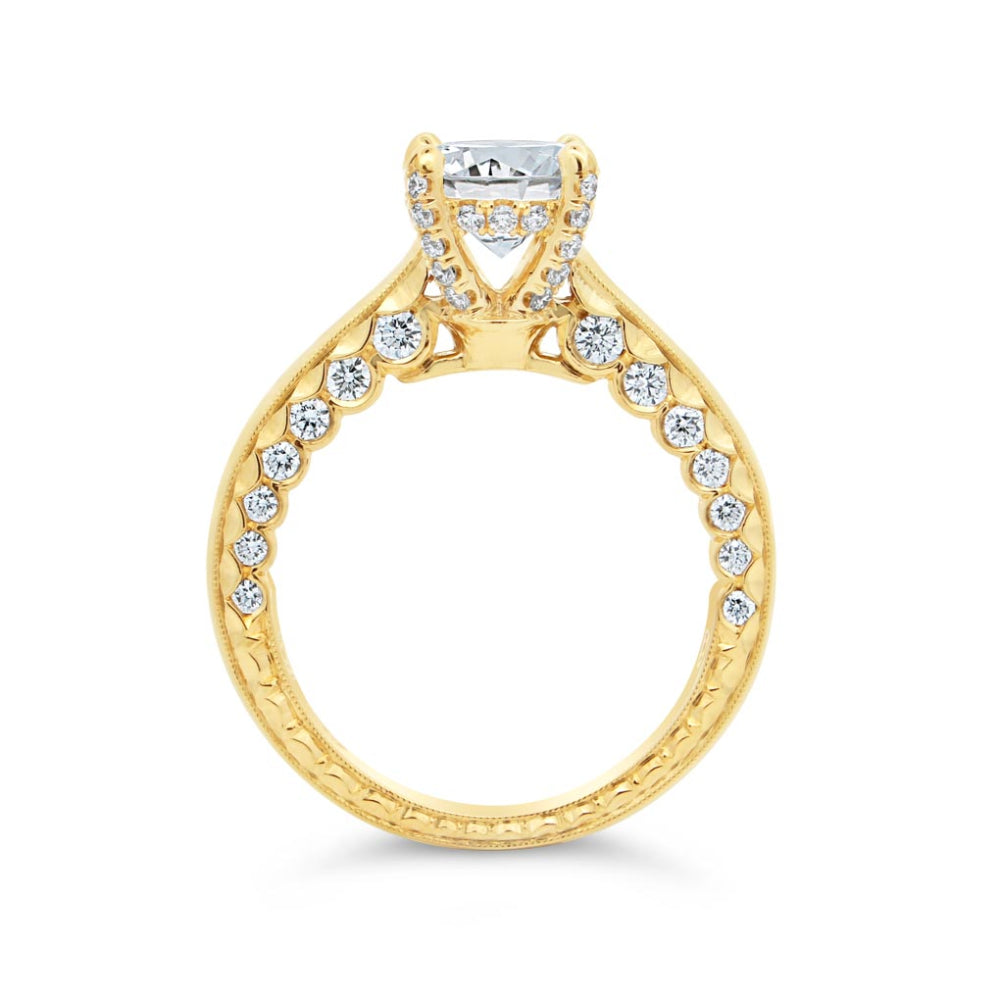 Jack Kelége 18k Gold Diamond Solitaire Engagement Ring