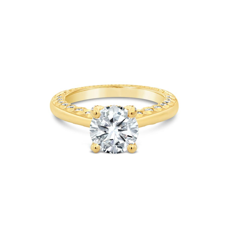 Jack Kelége 18k Gold Diamond Solitaire Engagement Ring