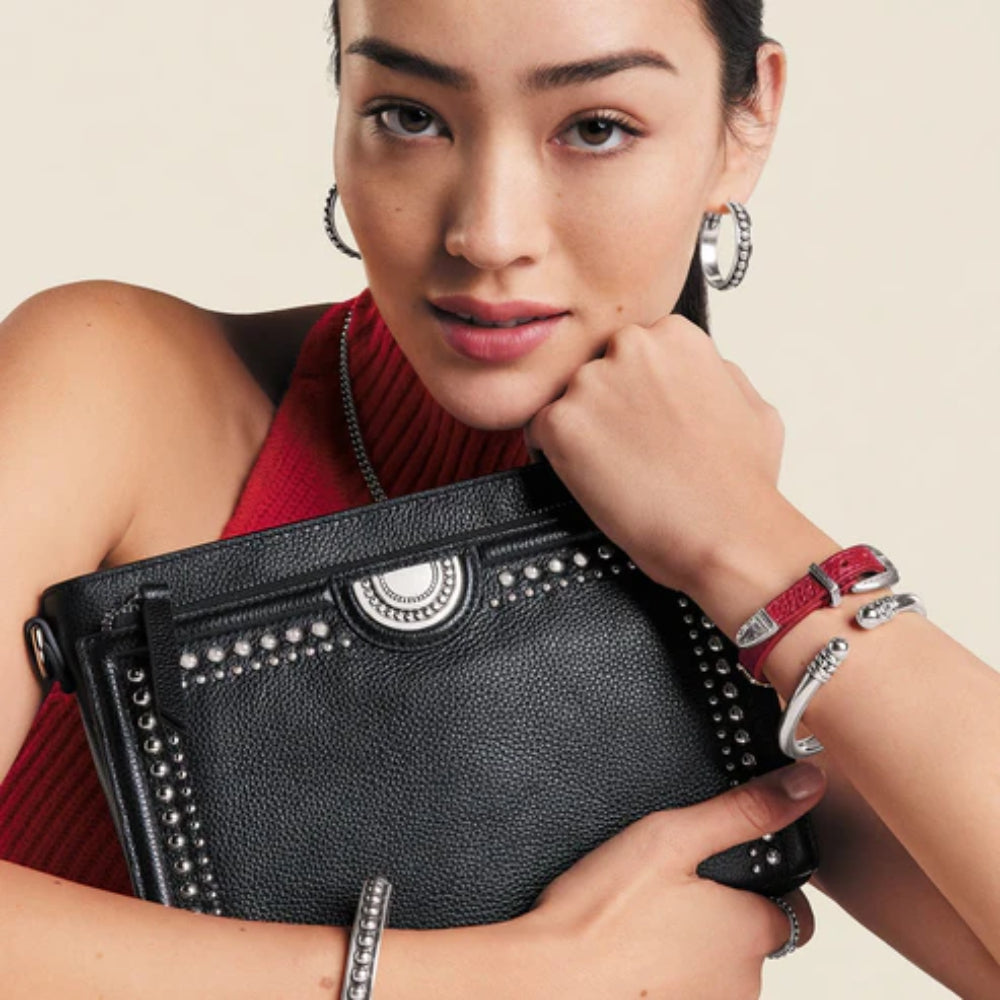 Brighton Jordyn Cross Body Organizer - Black