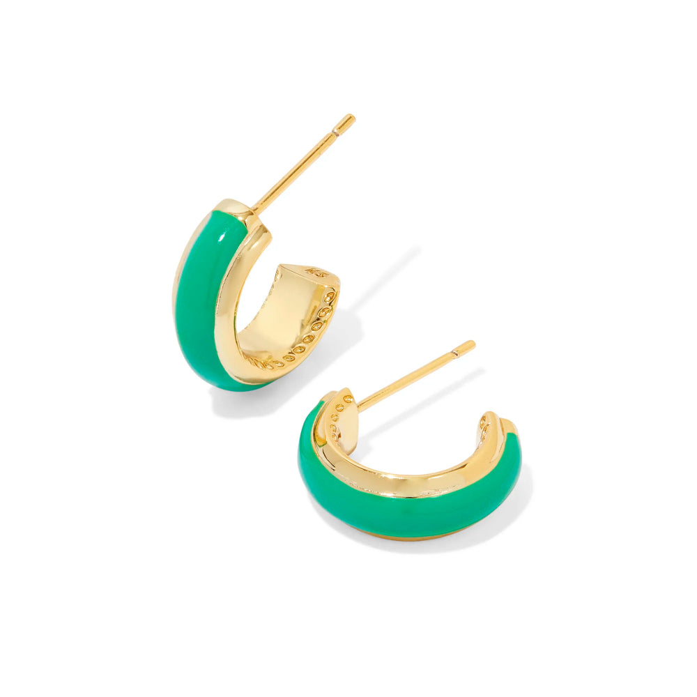 Kendra Scott Ainsley Gold Huggie Earrings