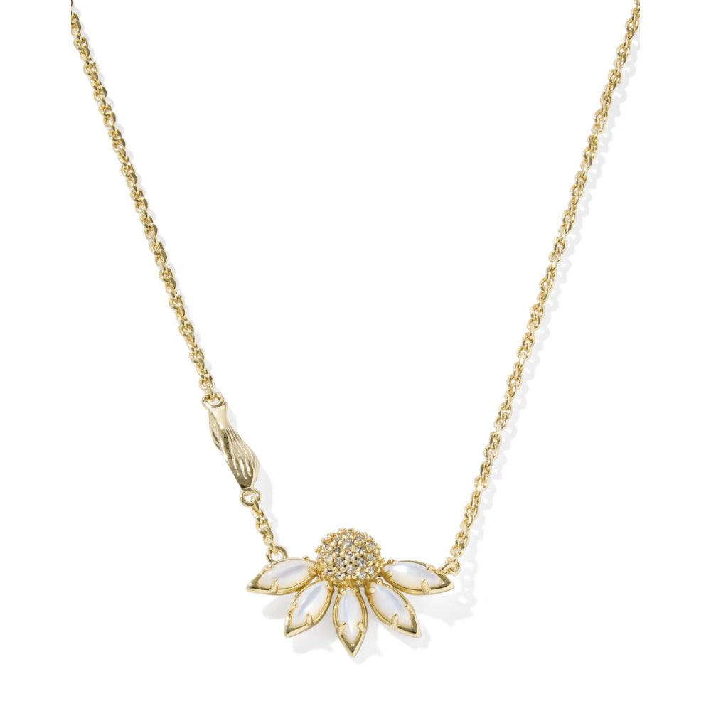 Kendra Scott Anya Flower Short Pendant Necklace
