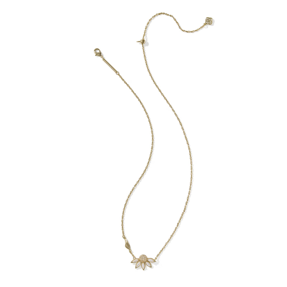 Kendra Scott Anya Flower Short Pendant Necklace