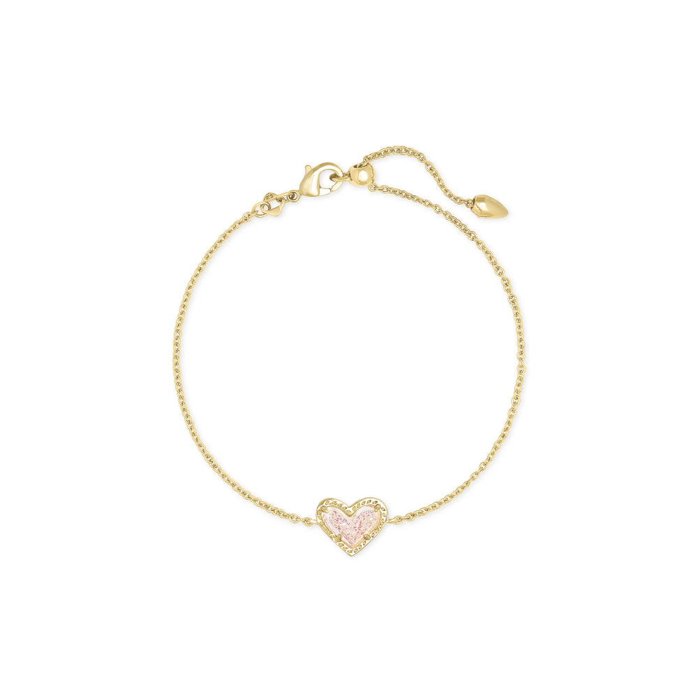 Kendra Scott Ari Heart Gold Chain Bracelet