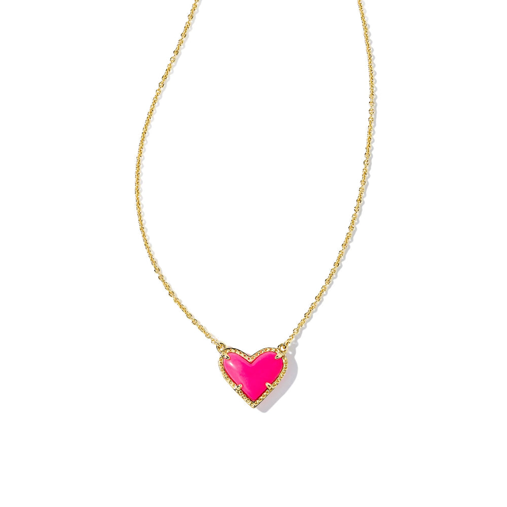 Kendra Scott Ari Heart Gold Pendant Necklace
