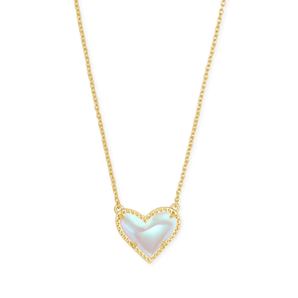 Kendra Scott Ari Heart Gold Pendant Necklace