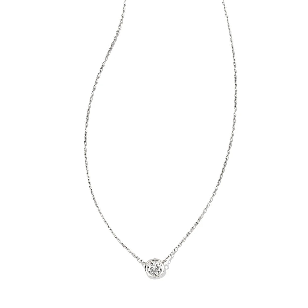 Kendra Scott Audrey 14k Gold Pendant Necklace in .25ct Diamond