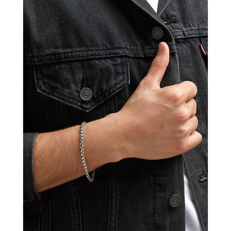 マックスベイovy Silver Chain Bracelet L 925 Silver Bujukan Link Chain Bracelet. SKU: TB4886-75SVJJJ