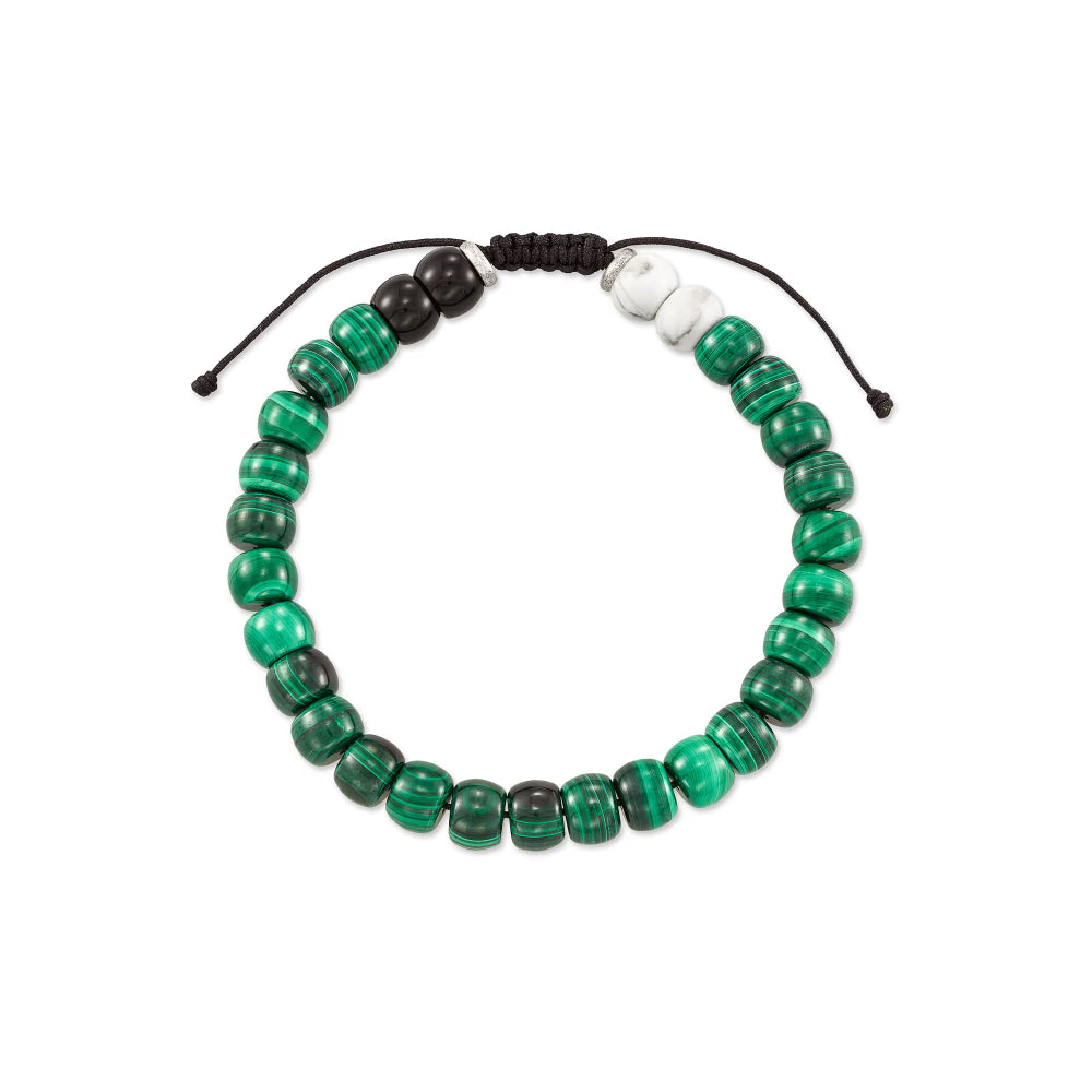Scott Bros Cade Beaded Bracelet - Verde Mix