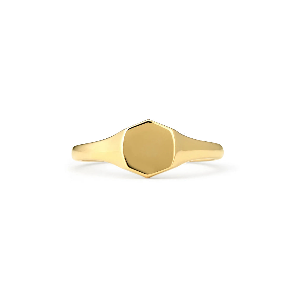 Kendra Scott Davis Signet Ring in 18k Gold Vermeil
