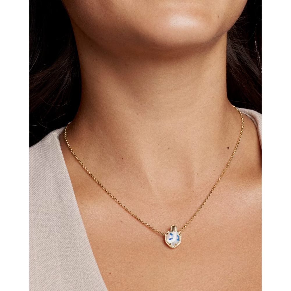 Kendra Scott Dreidel Short Pendant Necklace