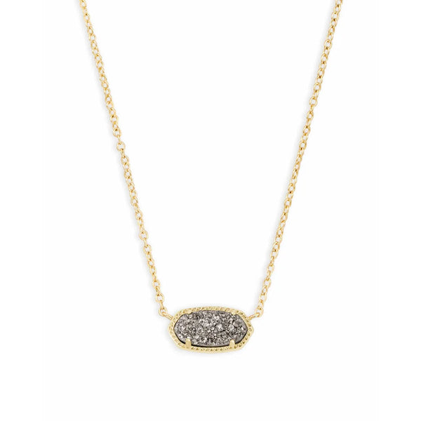 かすみ　エトラリウムネックレス kendra-scott-elisa-gold-